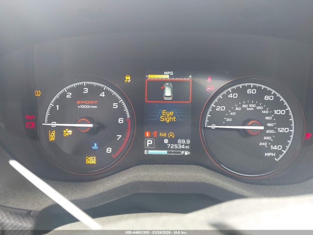 44691300 :رقم المزاد ، JF2SKAPC0KH457065 vin ، 2019 Subaru Forester Sport مزاد بيع