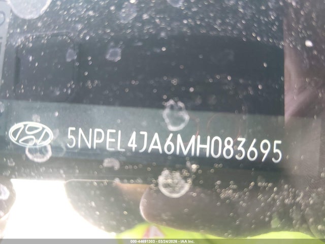 Продаж на аукціоні авто 2021 Hyundai Sonata Sel, vin: 5NPEL4JA6MH083695, номер лоту: 44691303