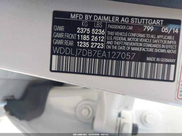 2014 MERCEDES-BENZ CLS 550 WDDLJ7DB7EA127057 Photo 8