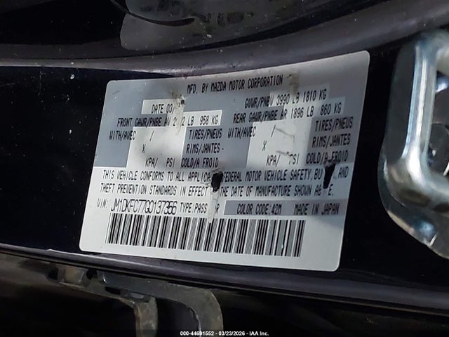44691552 :رقم المزاد ، JM1DKFC77G0137356 vin ، 2016 Mazda Cx-3 Touring مزاد بيع