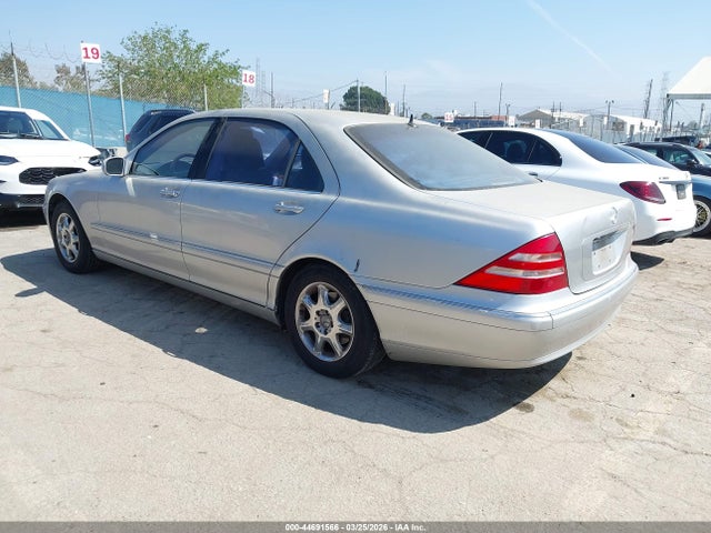 Aukcja sprzedaży 2002 Mercedes-benz S 430, vin: WDBNG70J02A266388, numer aukcji: 44691566