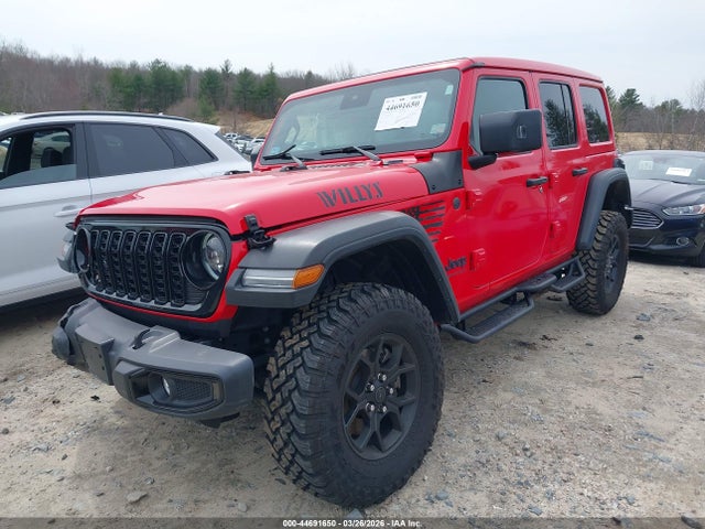 2024 Jeep Wrangler 4-door Willys 4x4 მანქანა იყიდება აუქციონზე, vin: 1C4PJXDG8RW315344, აუქციონის ნომერი: 44691650