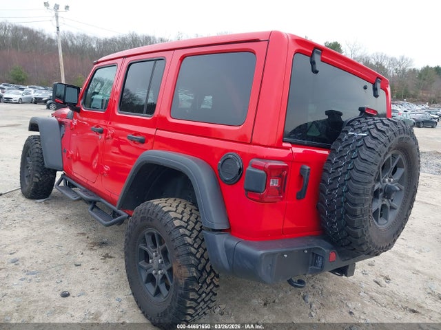 2024 Jeep Wrangler 4-door Willys 4x4 მანქანა იყიდება აუქციონზე, vin: 1C4PJXDG8RW315344, აუქციონის ნომერი: 44691650
