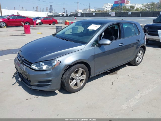 Aukcja sprzedaży 2017 Volkswagen Golf Tsi S 4-door/tsi Se 4-door/tsi Sel 4-door/tsi Wolfsburg Edition 4-door, vin: 3VW217AU7HM025581, numer aukcji: 44691663