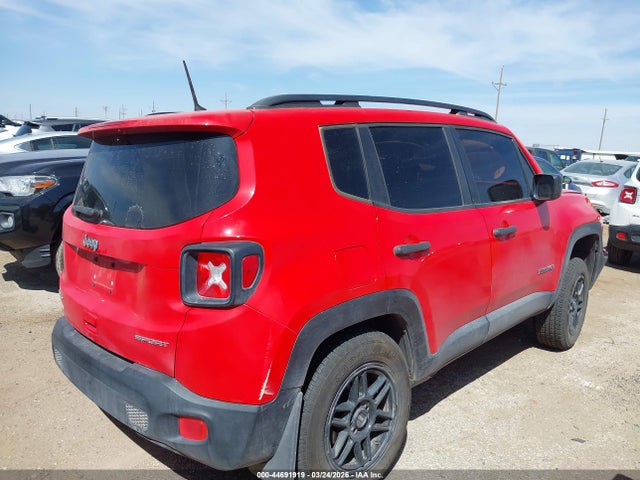 2018 Jeep Renegade Sport 4x4 მანქანა იყიდება აუქციონზე, vin: ZACCJBAB2JPG66052, აუქციონის ნომერი: 44691919