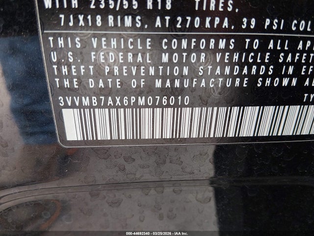 Продажа на аукционе авто 2023 Volkswagen Tiguan 2.0t Se, vin: 3VVMB7AX6PM076010, номер лота: 44692340