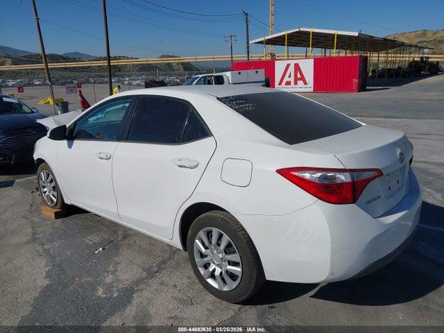 2T1BURHE1GC664180 Toyota COROLLA LE