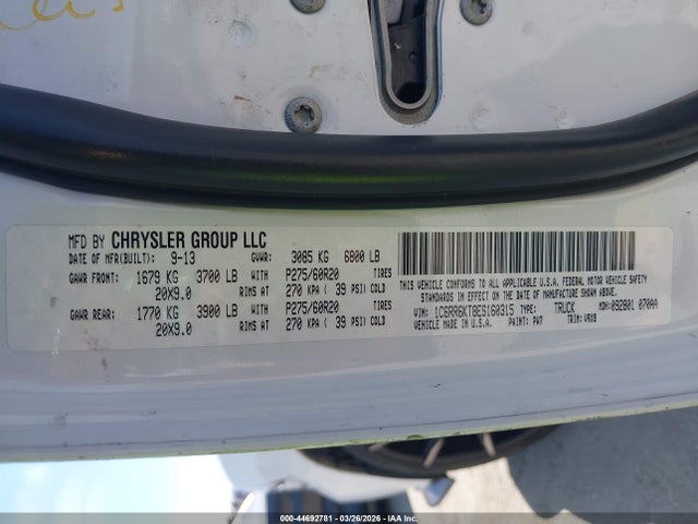 1C6RR6KT8ES160315 RAM 1500 Express
