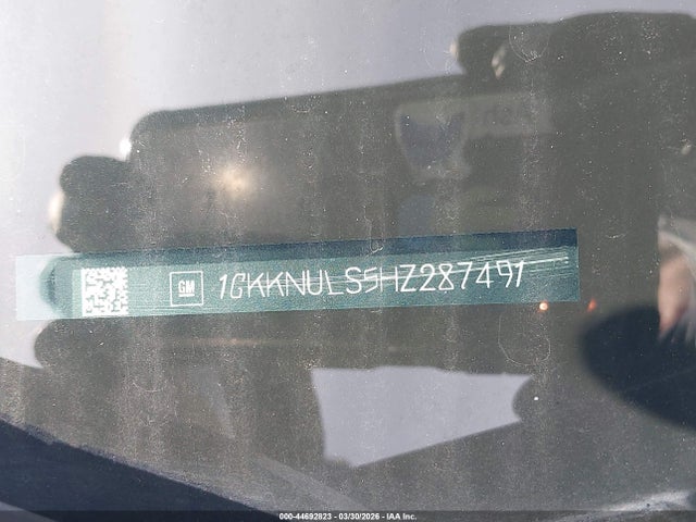 1GKKNULS5HZ287491 GMC Acadia Slt-1