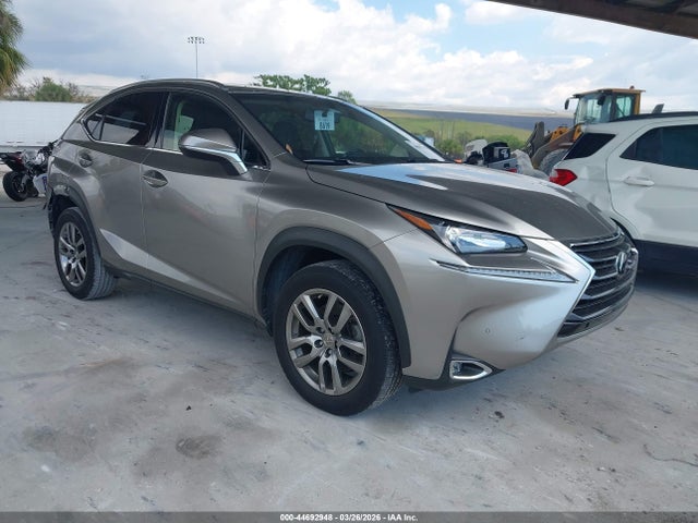 Продажа на аукционе авто 2016 Lexus Nx 200t, vin: JTJBARBZXG2078285, номер лота: 44692948
