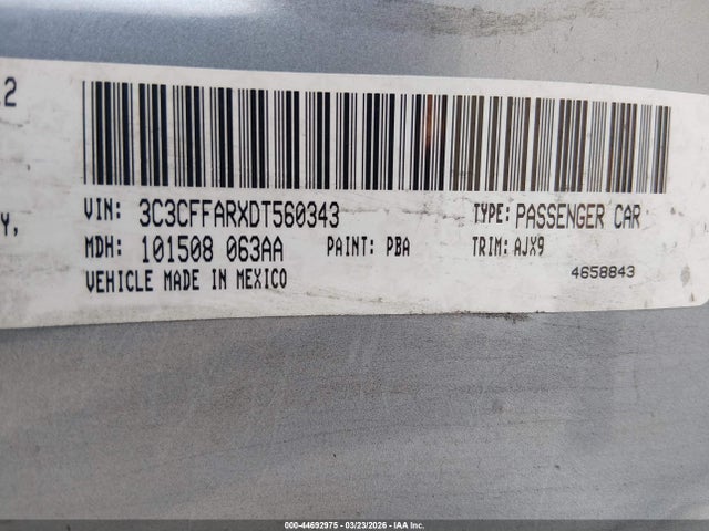 2013 FIAT 500 3C3CFFARXDT560343 Photo 8