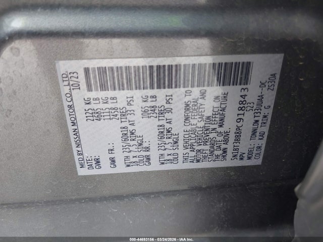 2023 NISSAN ROGUE 5N1BT3BB8PC918843 Photo 8