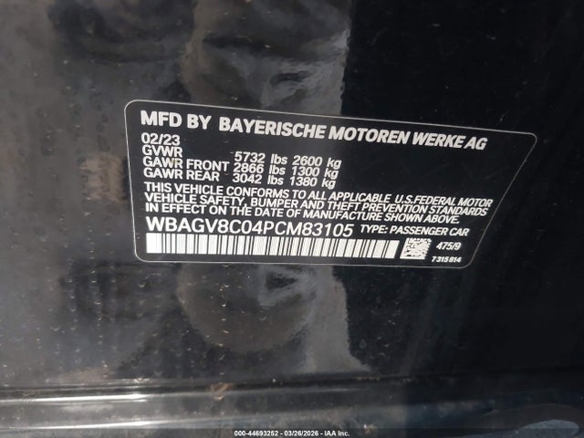 WBAGV8C04PCM83105 BMW M850i Gtan Coupe Xdrive