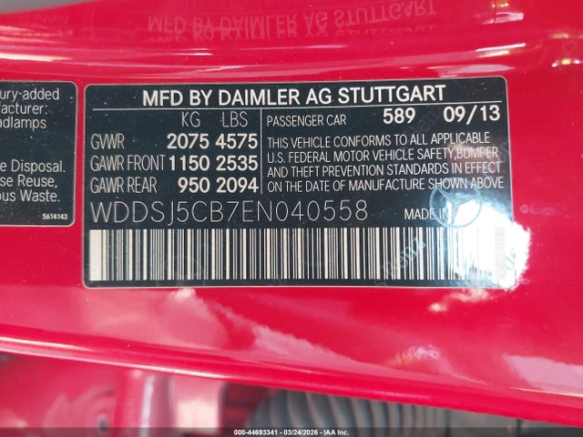 2014 MERCEDES-BENZ CLA 45 AMG WDDSJ5CB7EN040558 Photo 8