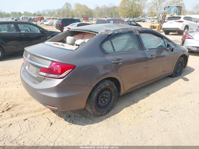 Aukcja sprzedaży 2014 Honda Civic Lx, vin: 2HGFB2F54EH517843, numer aukcji: 44693535