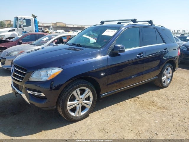 44693661 :رقم المزاد ، 4JGDA2EB0CA050993 vin ، 2012 Mercedes-benz Ml 350 Bluetec 4matic مزاد بيع