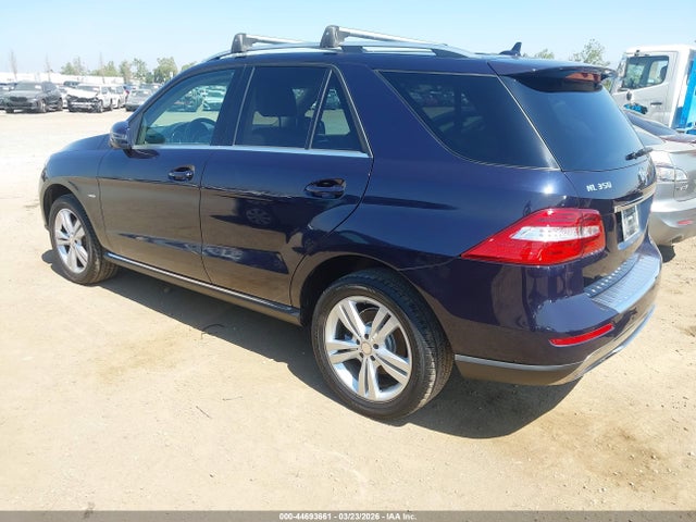 44693661 :رقم المزاد ، 4JGDA2EB0CA050993 vin ، 2012 Mercedes-benz Ml 350 Bluetec 4matic مزاد بيع