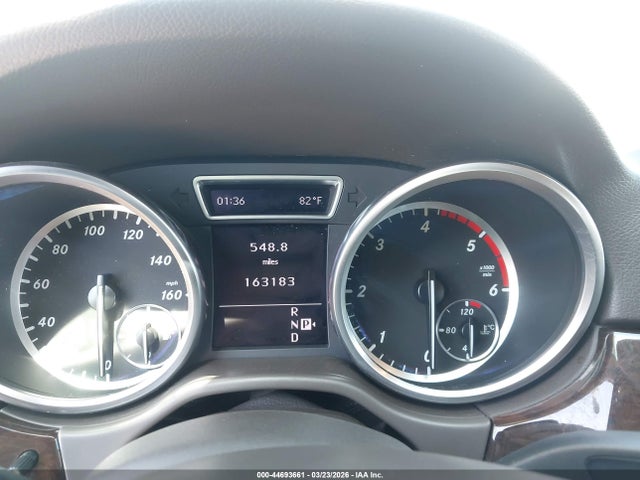 44693661 :رقم المزاد ، 4JGDA2EB0CA050993 vin ، 2012 Mercedes-benz Ml 350 Bluetec 4matic مزاد بيع