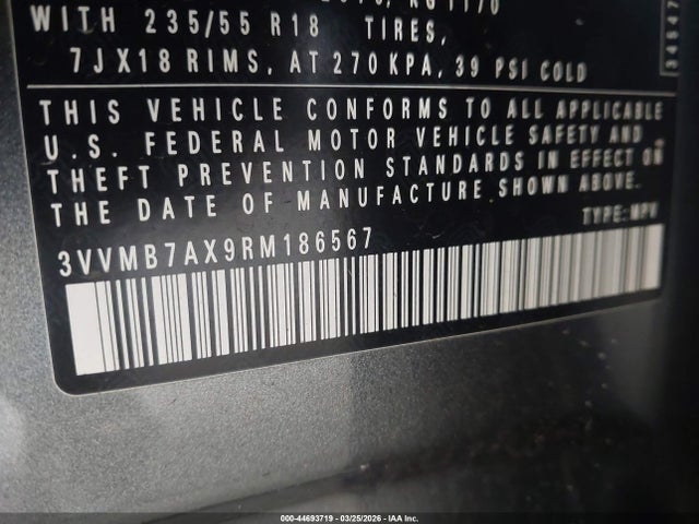 2024 VOLKSWAGEN TIGUAN 3VVMB7AX9RM186567 Photo 8