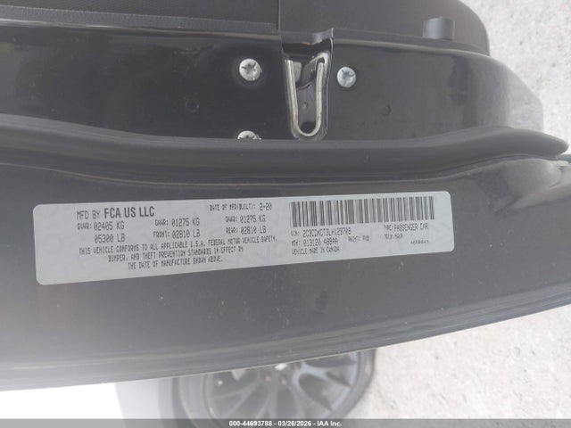 Продаж на аукціоні авто 2020 Dodge Charger R/t Rwd, vin: 2C3CDXCT3LH129709, номер лоту: 44693788