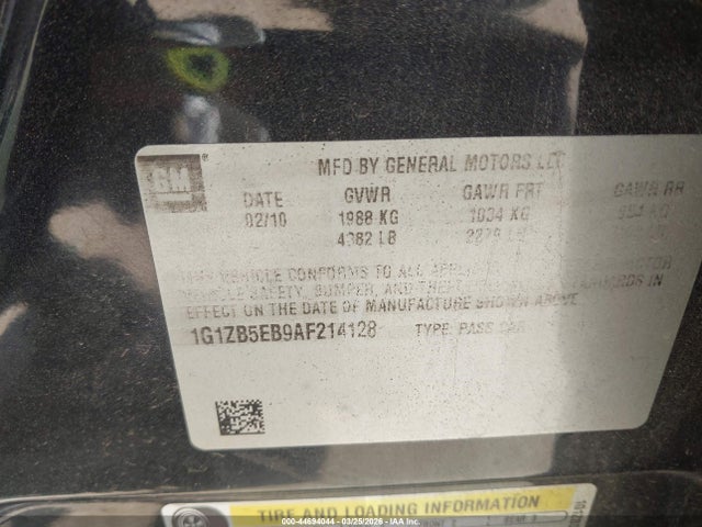 2010 CHEVROLET MALIBU 1G1ZB5EB9AF214128 Photo 8