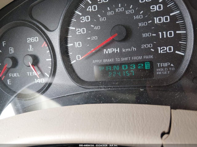 Продажа на аукционе авто 2003 Chevrolet Impala Ls, vin: 2G1WH52K939193458, номер лота: 44694184