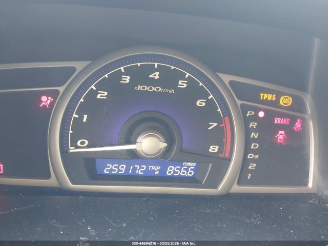 44694216 :رقم المزاد ، 2HGFA16589H368128 vin ، 2009 Honda Civic Lx مزاد بيع