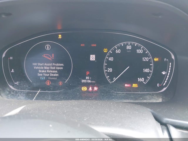 Aukcja sprzedaży 2019 Honda Accord Ex-l, vin: 1HGCV1F5XKA163566, numer aukcji: 44694243