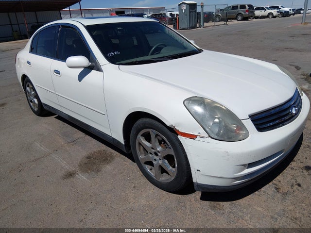 2003 Infiniti G35 Luxury Leather მანქანა იყიდება აუქციონზე, vin: JNKCV51E53M300389, აუქციონის ნომერი: 44694494