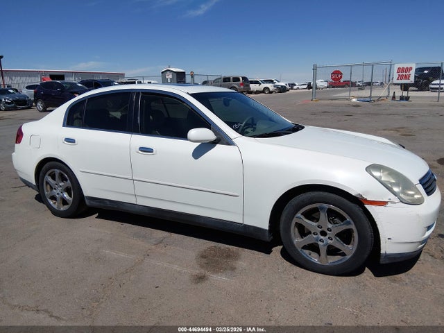 2003 Infiniti G35 Luxury Leather მანქანა იყიდება აუქციონზე, vin: JNKCV51E53M300389, აუქციონის ნომერი: 44694494