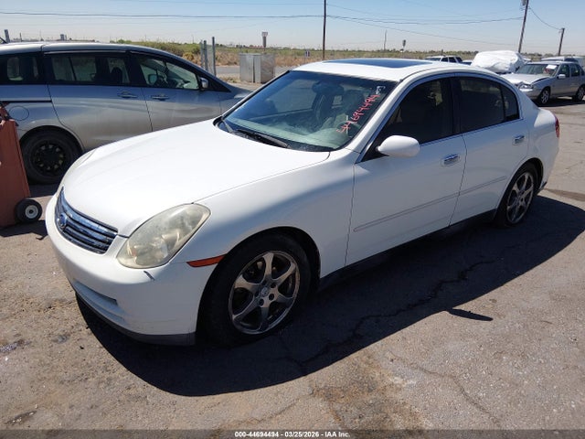 2003 Infiniti G35 Luxury Leather მანქანა იყიდება აუქციონზე, vin: JNKCV51E53M300389, აუქციონის ნომერი: 44694494