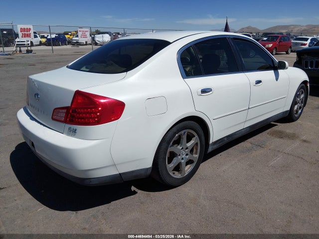 2003 Infiniti G35 Luxury Leather მანქანა იყიდება აუქციონზე, vin: JNKCV51E53M300389, აუქციონის ნომერი: 44694494