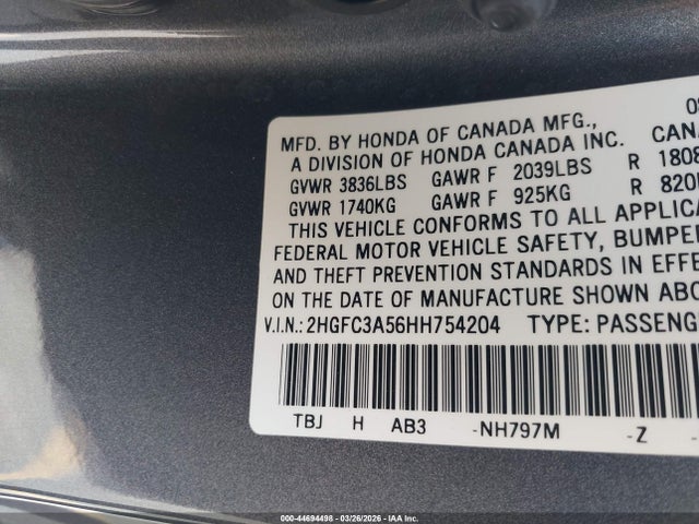 Honda CIVIC SI 2017 2HGFC3A56HH754204 Image 9
