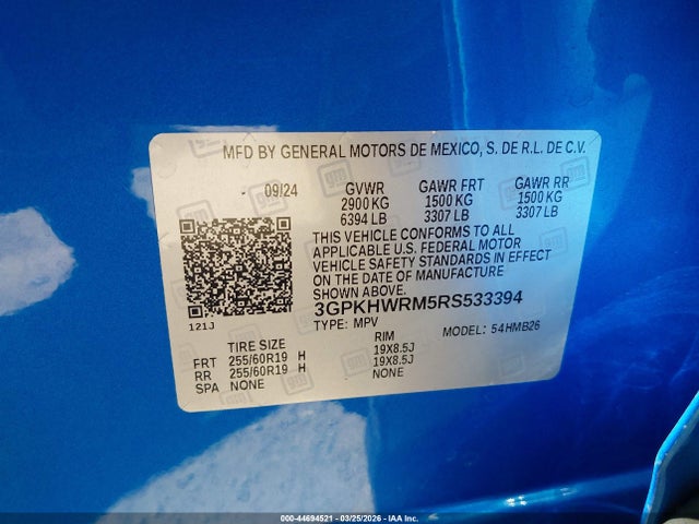 Honda Prologue Touring 2024 3GPKHWRM5RS533394 Image 9