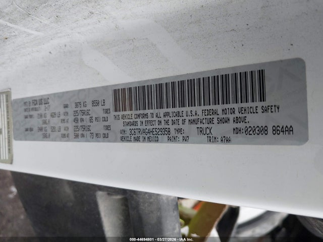 2017 RAM PROMASTER 1500 3C6TRVAG4HE529358 Photo 8