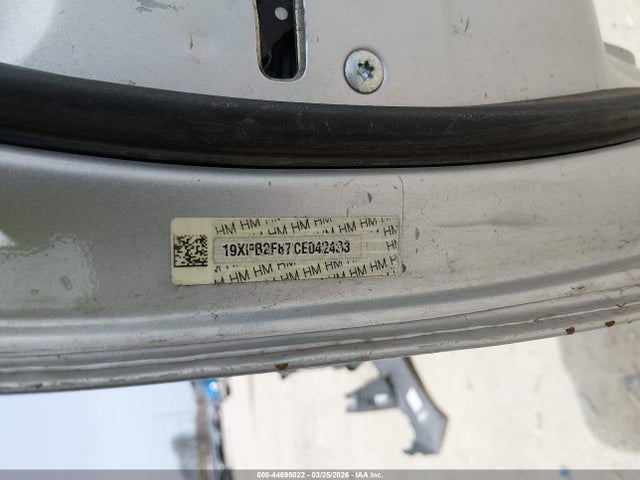 44695022 :رقم المزاد ، 19XFB2F87CE042433 vin ، 2012 Honda Civic Ex مزاد بيع