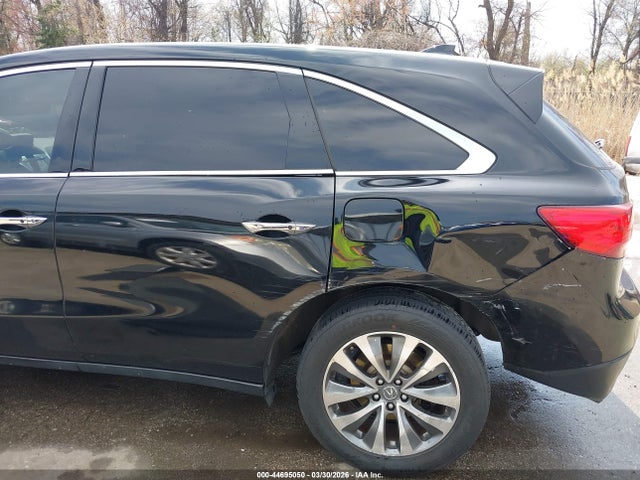 44695050 :رقم المزاد ، 5FRYD4H40GB039509 vin ، 2016 Acura Mdx Technology   Acurawatch Plus Packages/technology Package مزاد بيع