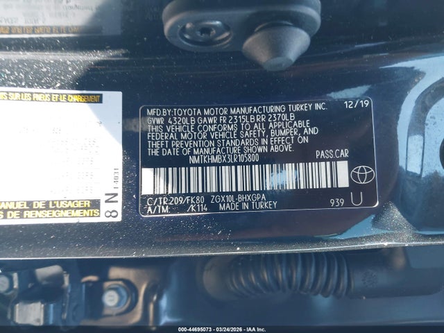 2020 TOYOTA C-HR NMTKHMBX3LR105800 Photo 8