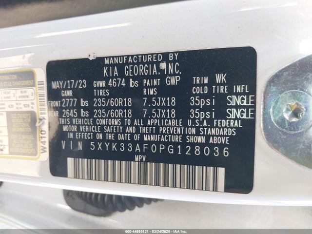 KIA Sportage Ex 2023 5XYK33AF0PG128036 Image 9