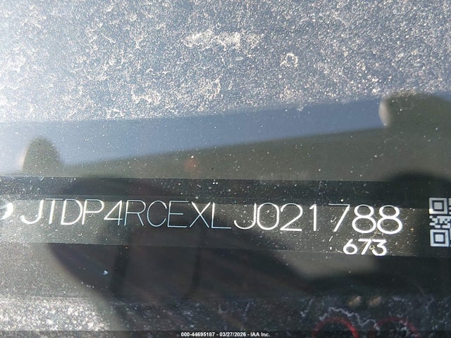 JTDP4RCEXLJ021788 Toyota COROLLA SE