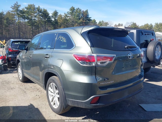 Toyota Highlander Le V6 2014 5TDBKRFHXES028316 Image 3