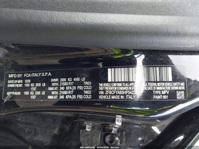 2017 FIAT 500X ZFBCFYAB5HP542288 Photo 8