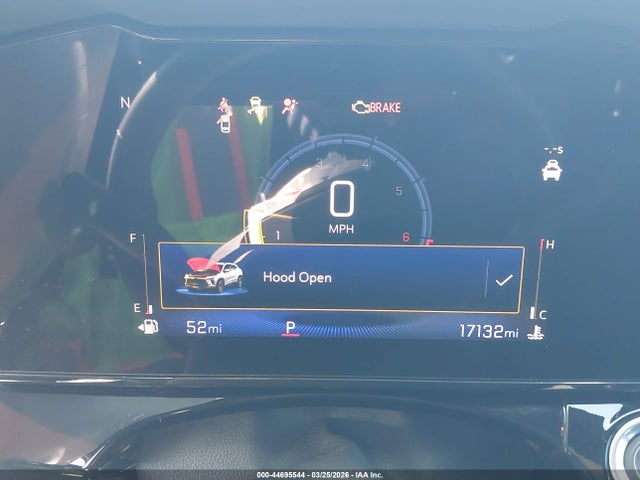 44695544 :رقم المزاد ، KL77LJEP7SC173871 vin ، 2025 Chevrolet Trax Fwd 2rs مزاد بيع