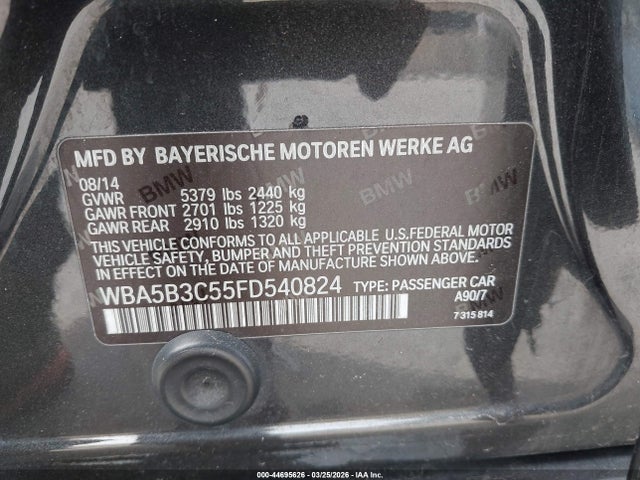2015 BMW 535I WBA5B3C55FD540824 Photo 8