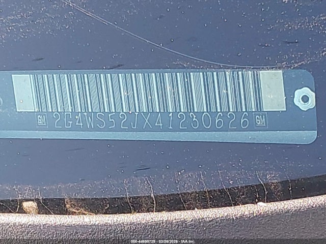 Продаж на аукціоні авто 2004 Buick Century, vin: 2G4WS52JX41230626, номер лоту: 44695729