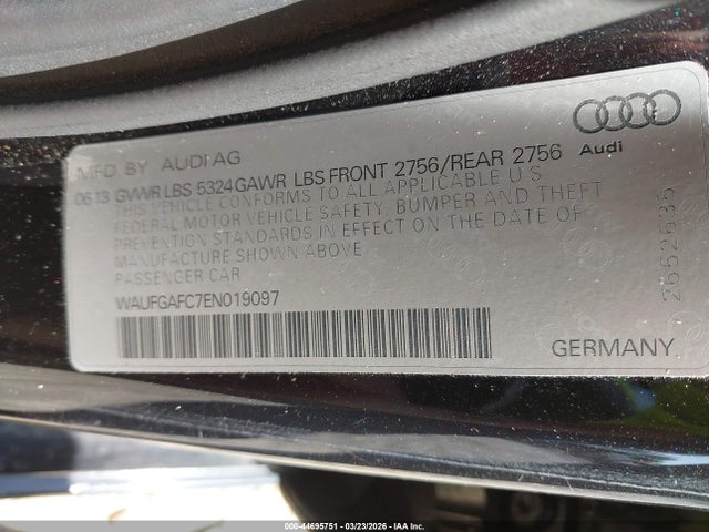 2014 AUDI A6 WAUFGAFC7EN019097 Photo 8
