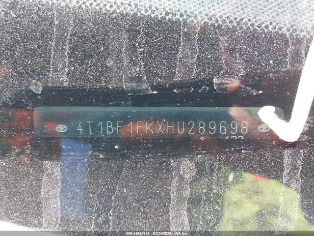 Toyota CAMRY XSE 2017 4T1BF1FKXHU289698 Image 9