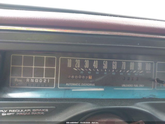 44695947 :رقم المزاد ، 1G4HP53L7NH509539 vin ، 1992 Buick Lesabre Custom مزاد بيع