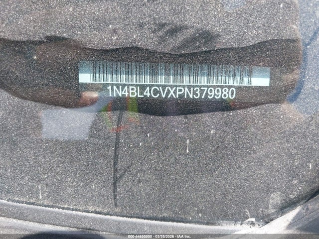 2023 Nissan Altima Sr Fwd მანქანა იყიდება აუქციონზე, vin: 1N4BL4CVXPN379980, აუქციონის ნომერი: 44695998