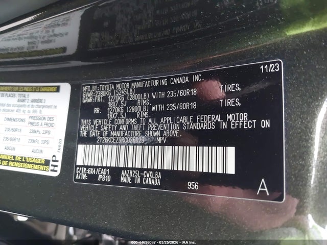 Продажа на аукционе авто 2024 Lexus Nx 350h Premium, vin: 2T2GKCEZ9RC026029, номер лота: 44696087
